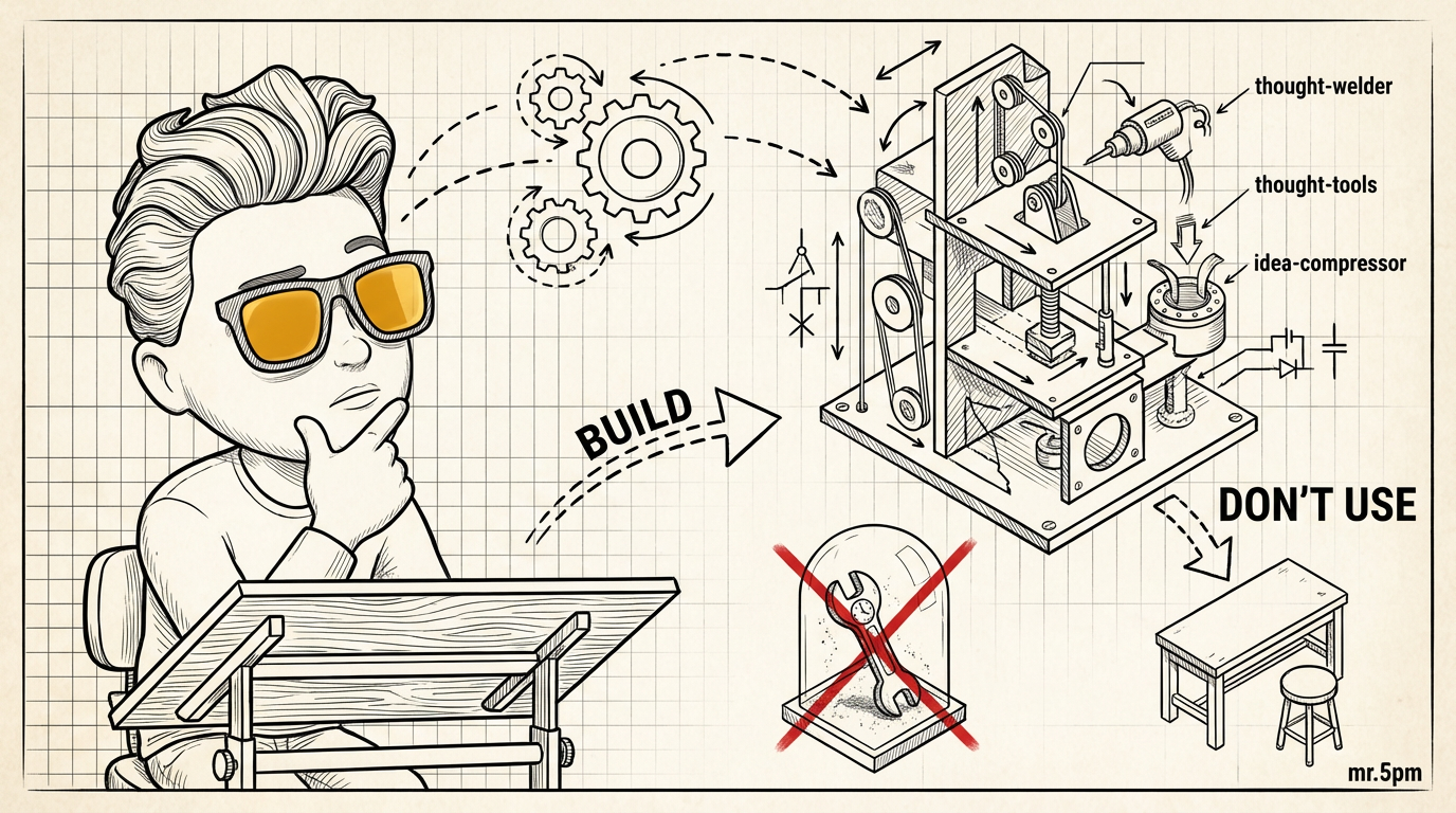 Don't Use Tools. Build Them.