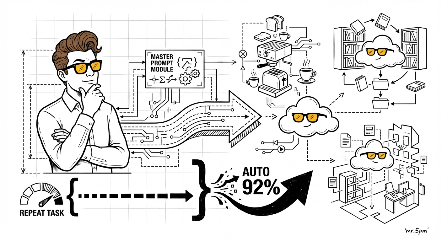 One Master Prompt Automates 92%