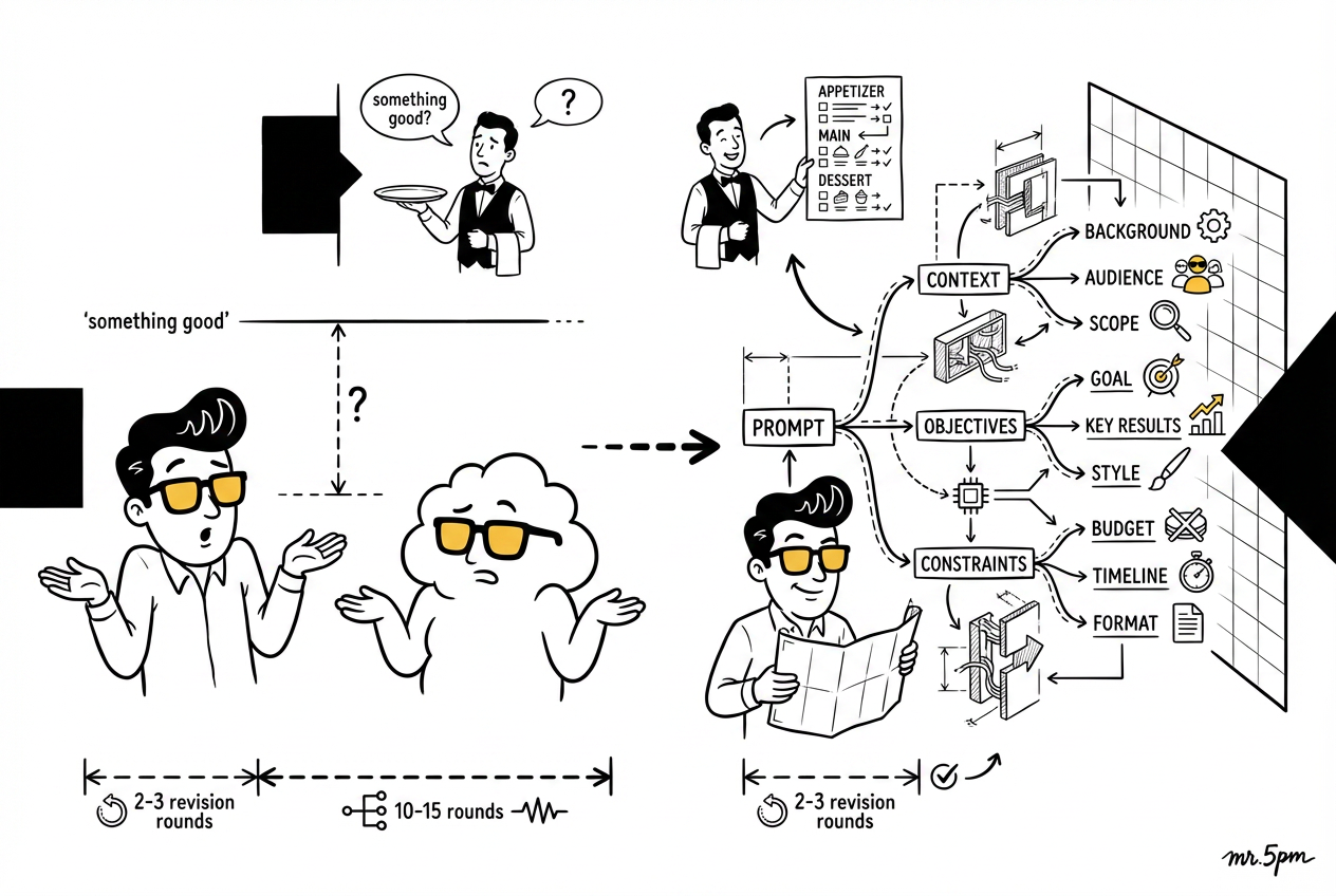 A Prompt Is Not a Line — It's a Map